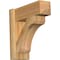 Ekena Millwork Legacy Craftsman Rough Sawn Outlooker, Western Red Cedar, 6"W x 16"D x 16"H OUT06X16X16LEC04RWR - alternate 1